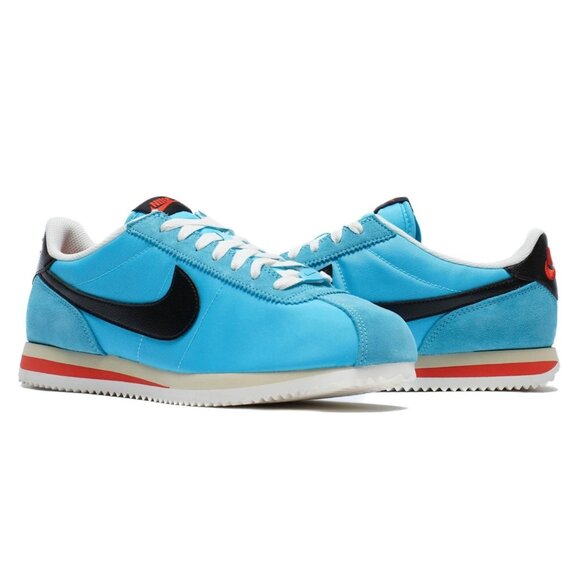 Nike Cortez TXT Men`s Casual Shoes Baltic Blue Black HF0263-401 NEW - Picture 5 of 11